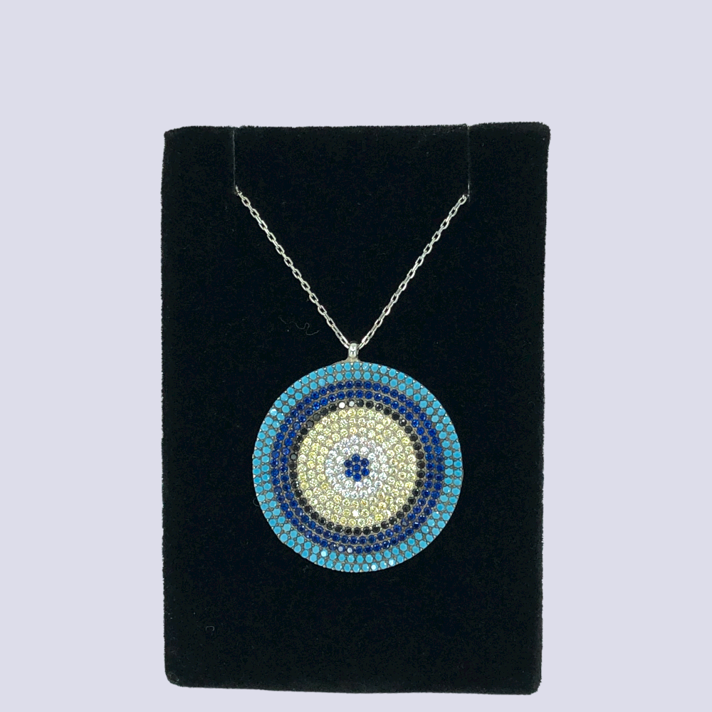 Evil Eye Sterling Silver Necklace