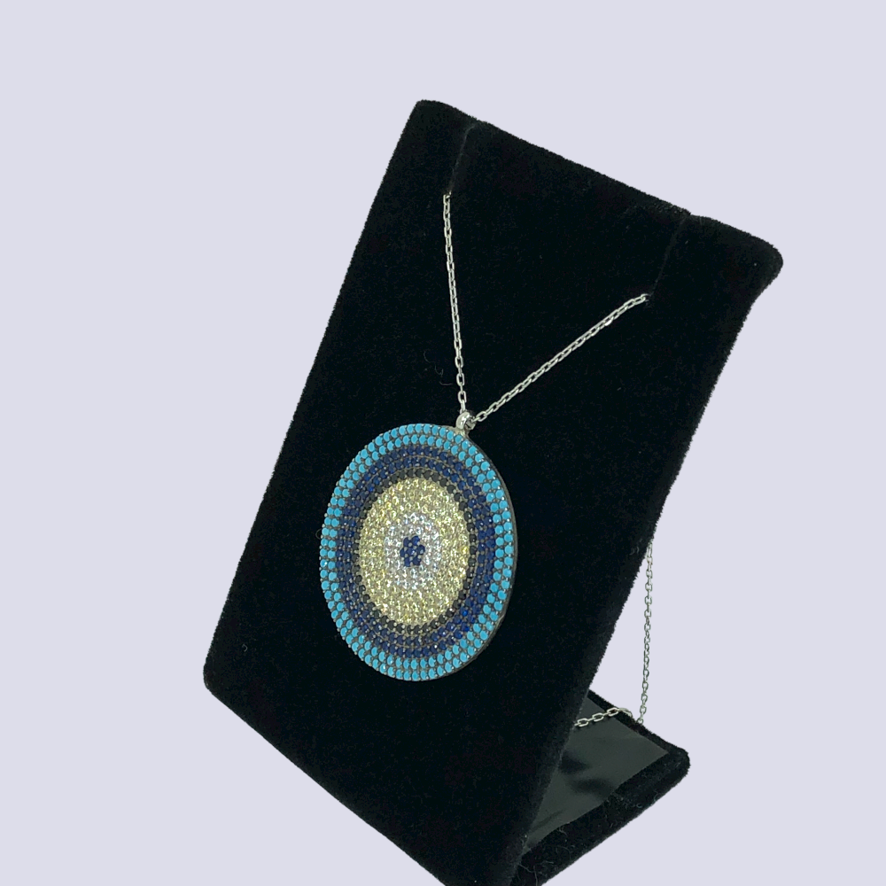 Evil Eye Sterling Silver Necklace