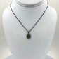 sterling silver necklace with peridot and yellow sapphires