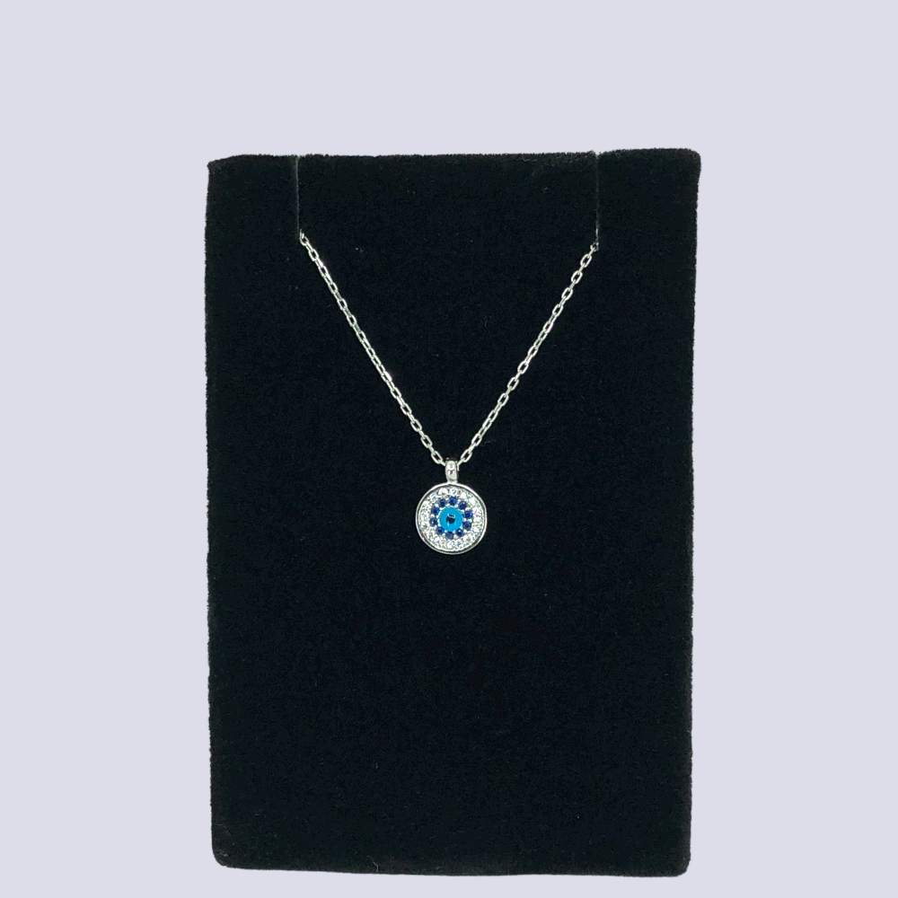 Evil Eye Sterling Silver Necklace