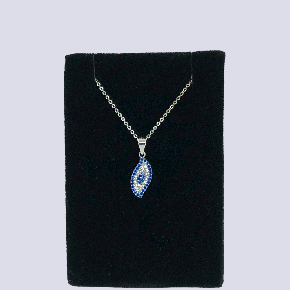 Evil Eye Sterling Silver Necklace