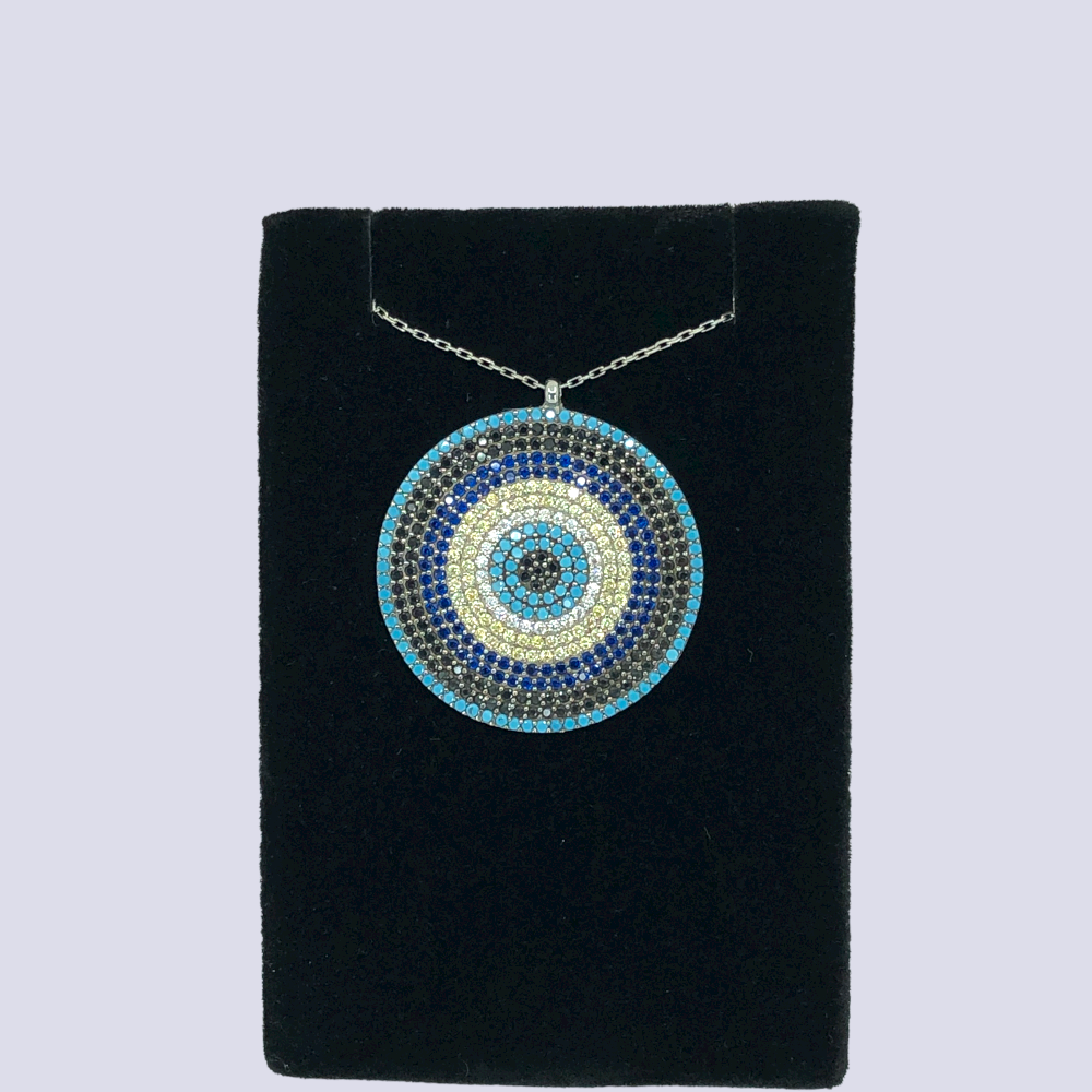 Evil Eye Sterling Silver Necklace