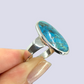 Sterling Silver Ring With Turquoise, Size 10